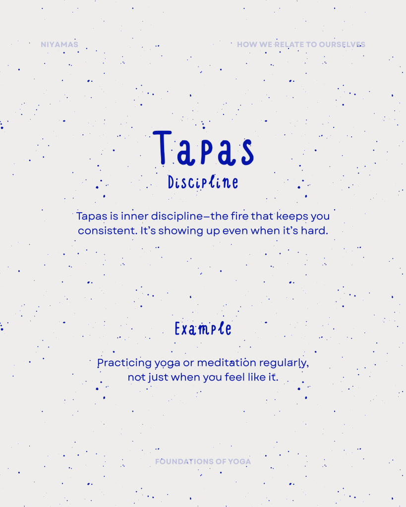 Simple guide to Yamas and Niyamas in yoga philosophy with practical life examples by Kristiana Pinne